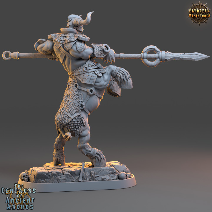 3D Printable Lancier Tapak Naga - The Centaurs of Ancient Archos by ...