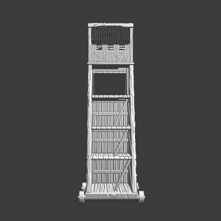 Medieval Siegetower - Medium sized and protected