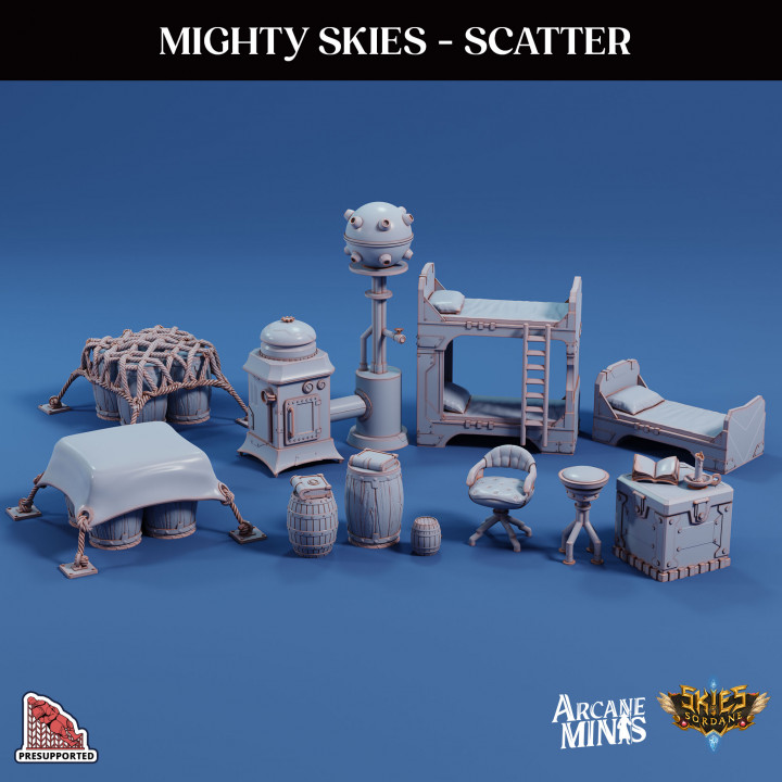 Mighty Skies - A Sordane Stories 5e Adventure & STLs image