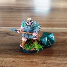 Picture of print of Ogre champion - Ulbrok- CONTRA THE OGRES CROWD - MASTERS OF DUNGEONS QUEST
