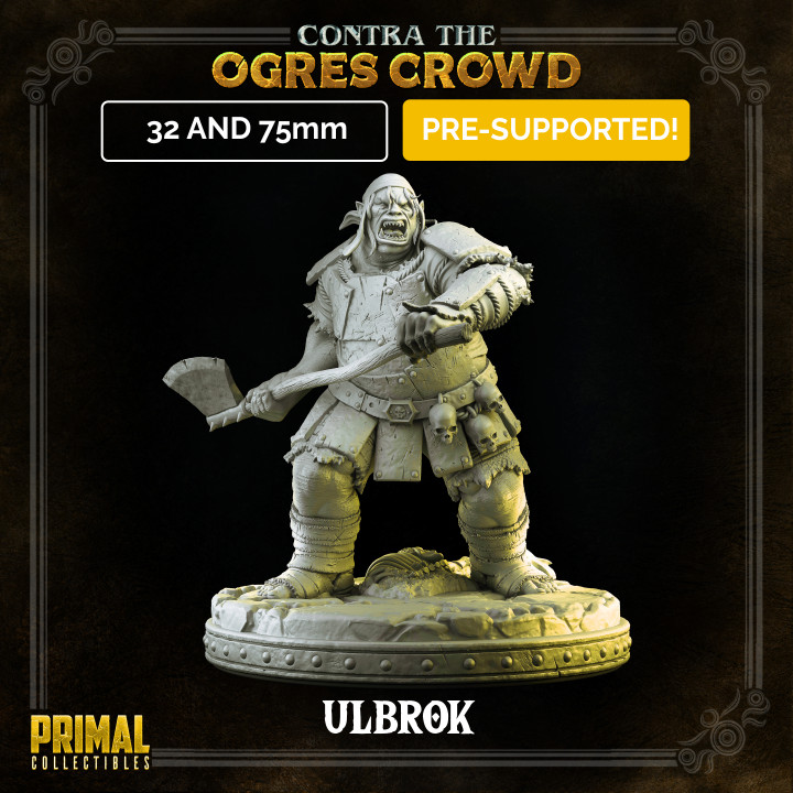 Ogre champion - Ulbrok- CONTRA THE OGRES CROWD - MASTERS OF DUNGEONS QUEST image