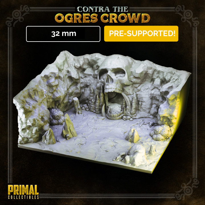 Cave entrance - CONTRA THE OGRES CROWD - MASTERS OF DUNGEONS QUEST image