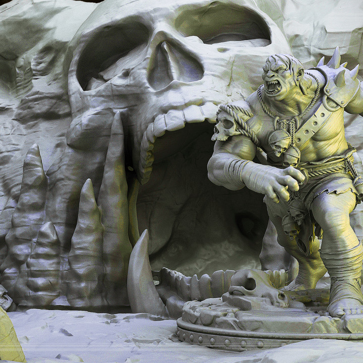 Cave entrance - CONTRA THE OGRES CROWD - MASTERS OF DUNGEONS QUEST image
