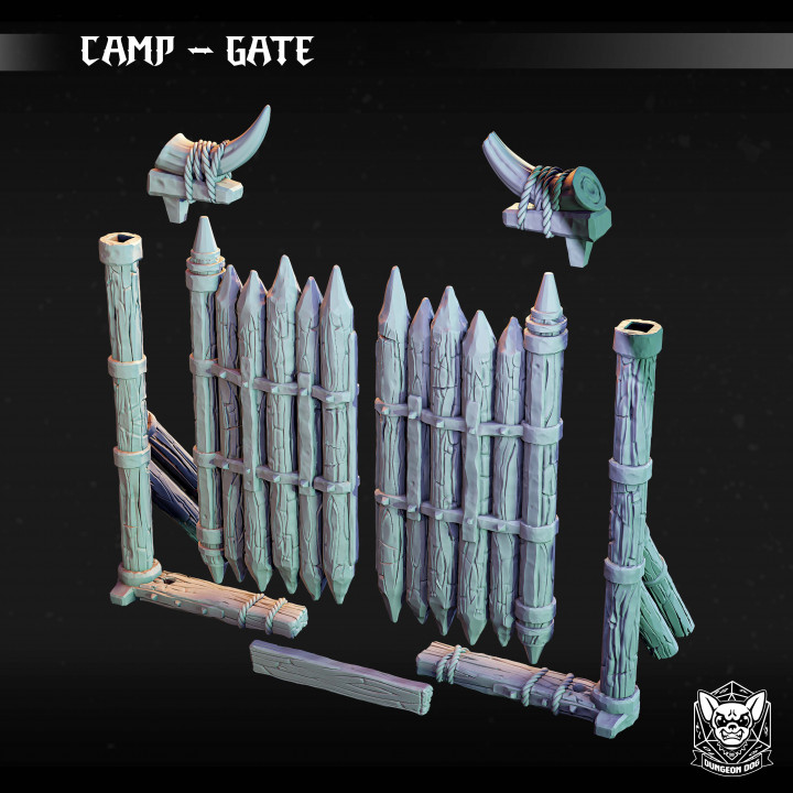 Camp Terrain - Gate (functional) image