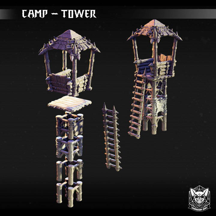 Camp Terrain - Tower (modular) image