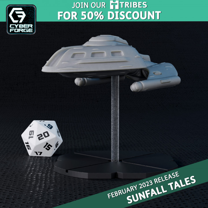Cyber Forge Sunfall Tales Confederation CSS Supernova image