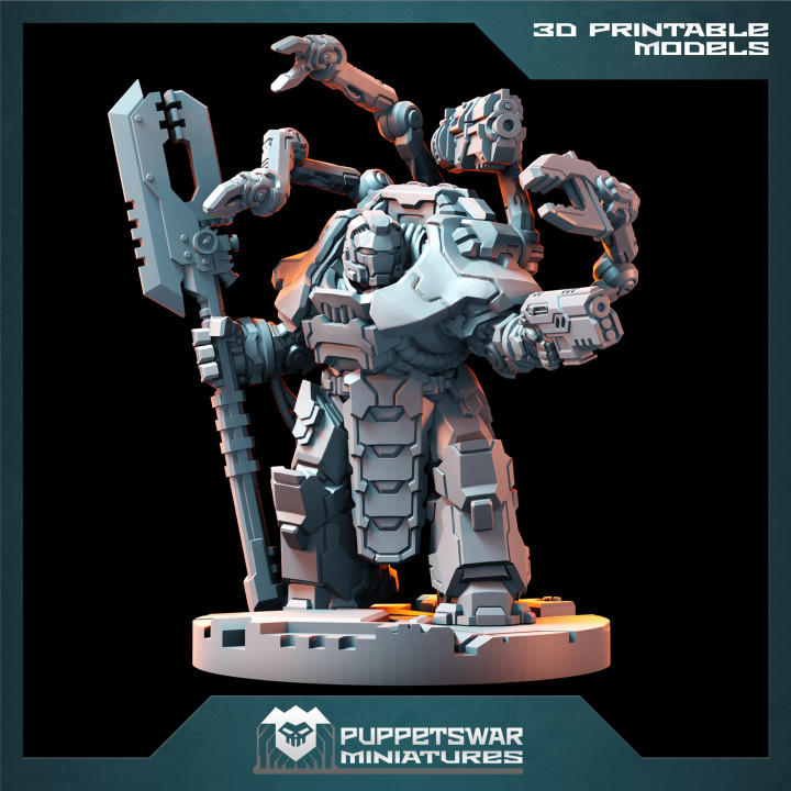 3D Printable Prime Engineer By Puppetswar Miniatures