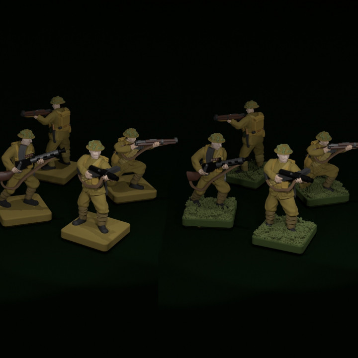 British Infantry WW2 1:72 Scale image