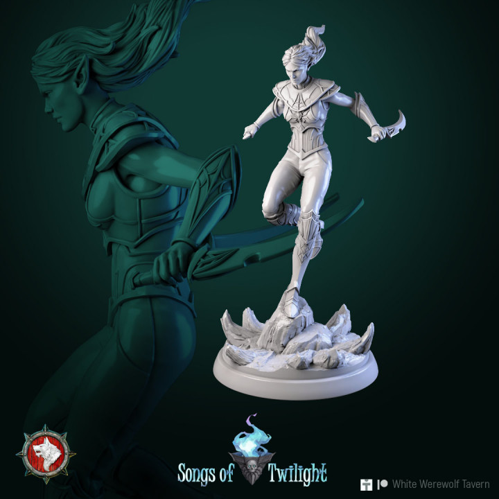 Drow Assassins females set 6 miniatures