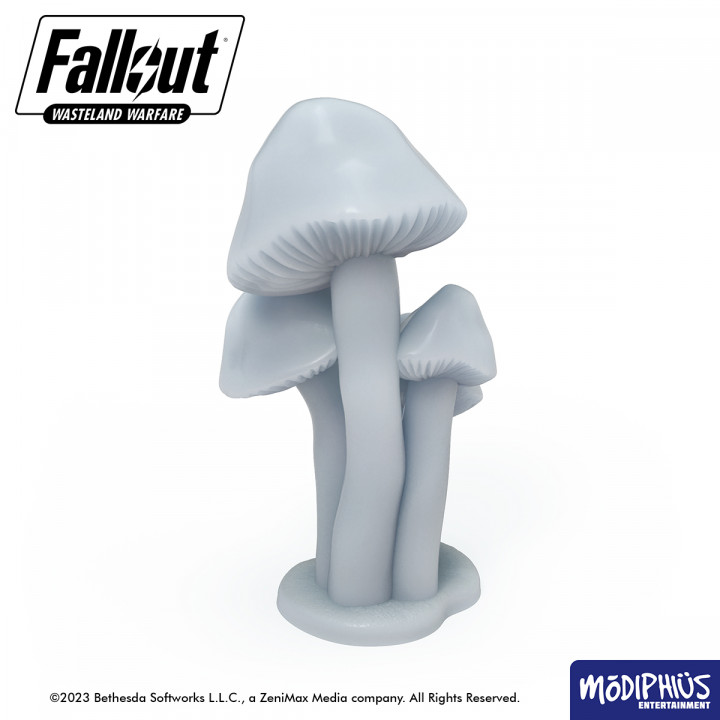 Fallout: Wasteland Warfare - Print at Home - Basing Greebles: Mushrooms & Fungi image