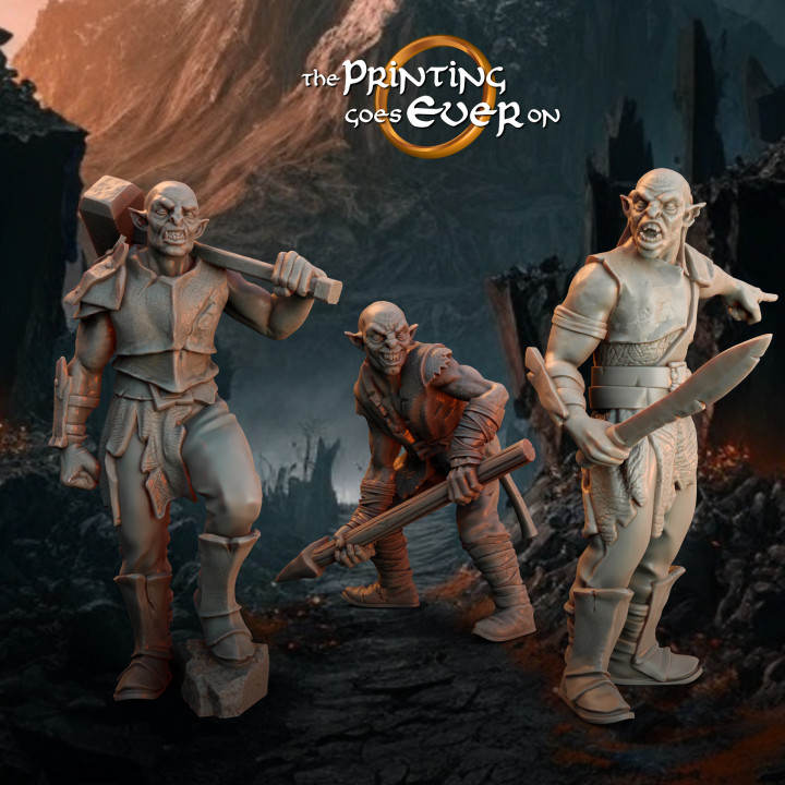 Orc Siege Crew with Siege Crossbow - Presupported