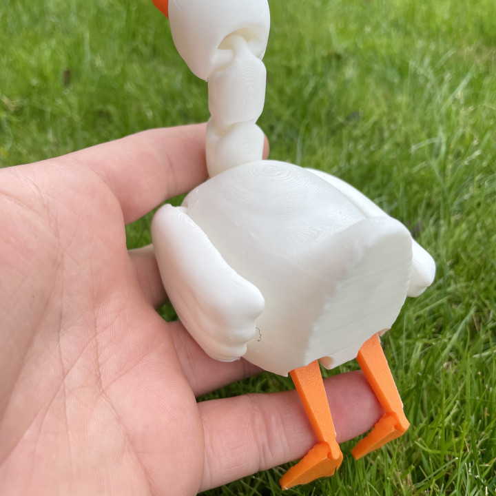 FLEXI DUCK WITH HEART GIFT BOX - PRINT IN PLACE
