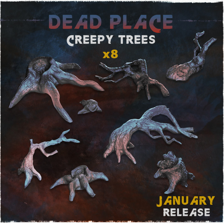 Creepy Trees- Scenery Elements