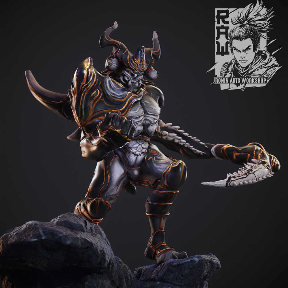 【とろさーもん様限定】JuzhEDC ARMOR+MOTHAND VIPER Kaddik - Heavy Armored Orc - AAMinis