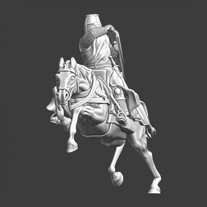 3D Printable Medieval knight swing his mace by Northern Crusades Miniatures