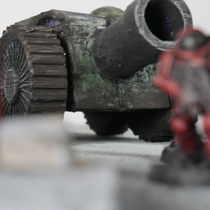 Orc Tank / Scrap Cannon  - Ideal for Warhammer 40K, Infinity, One Page Rules - Grim Dark Future, Necromunda.