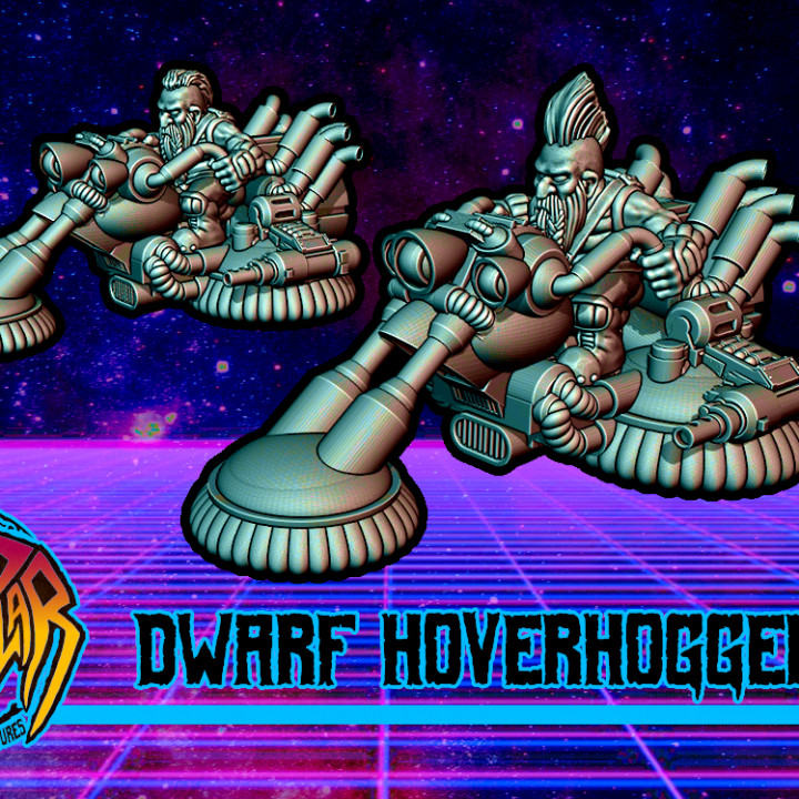 Space dwarf Hoverhoggers set 1