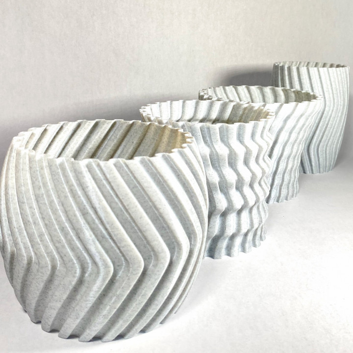 Zig Zag Planters