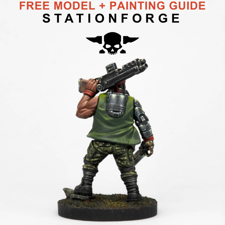 GrimGuard Slayer Painting Guide + Model image