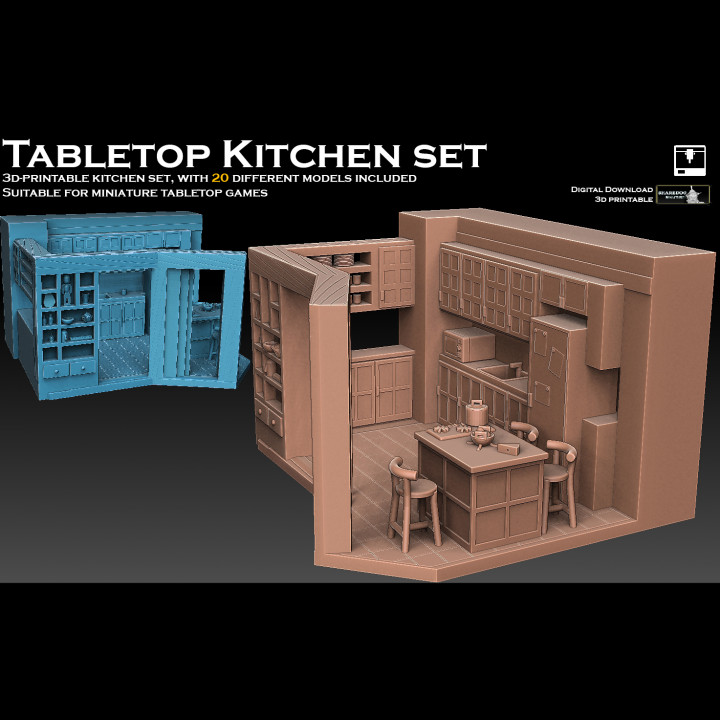 Tabletop Kitchen Set image