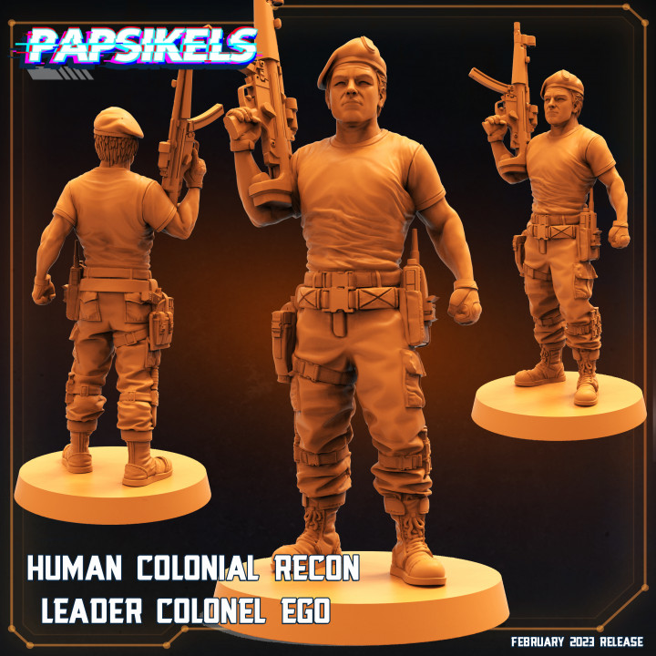 HUMAN COLONIAL RECON LEADER COLONEL EGO image