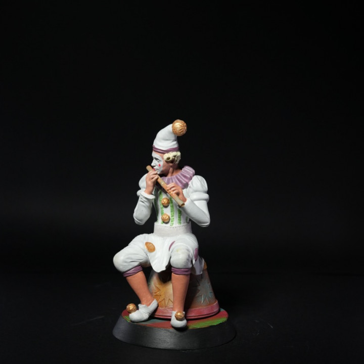 The Clown “Porcelain” Trio (Jean-Pierrot)