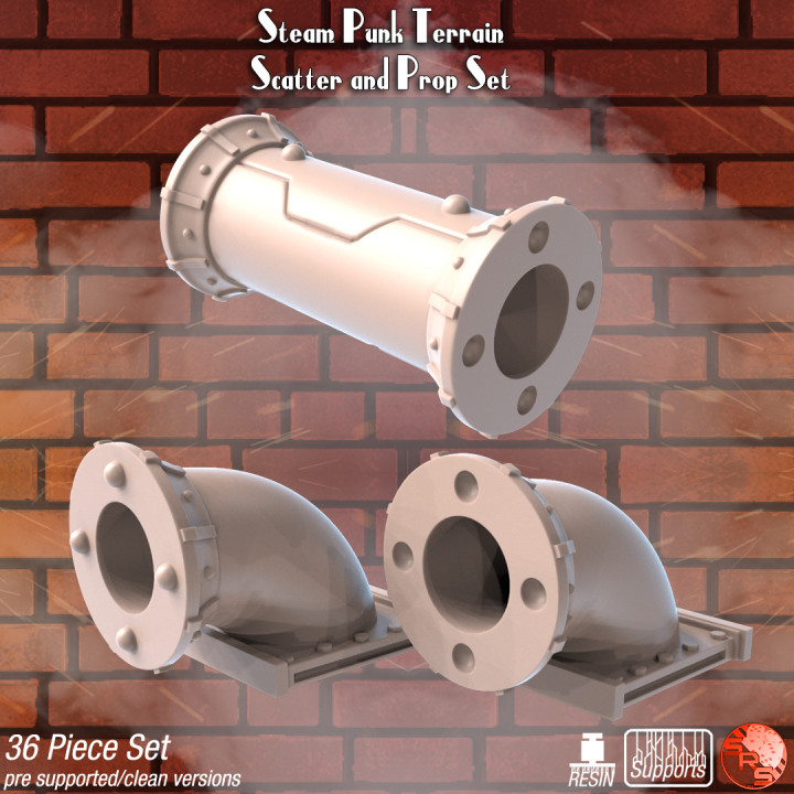 Steam Punk Terrain Set