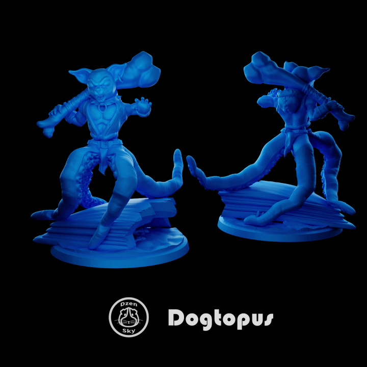 DogTopus (Hybrid of Dog and Octopus, DnD and Pathfinder) image