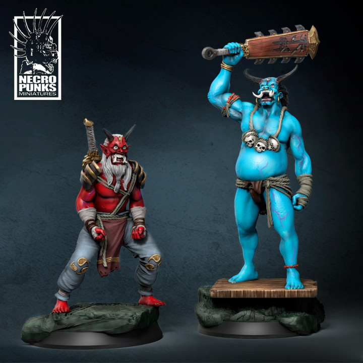 CHARACTERS SET - ONI HANYA FIGHTERS