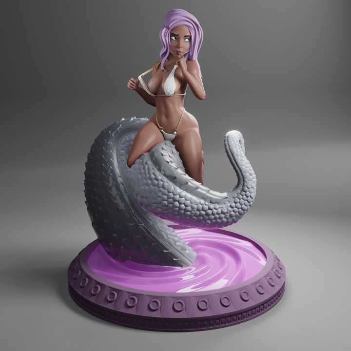 Tentacle Pinup Girl - presupported - qbarkz image