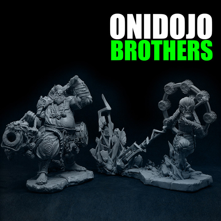 CHARACTERS SET - ONI BROTHERS - RAIJIN E FUJIN