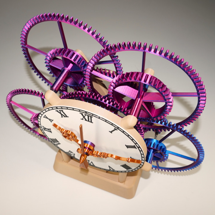 Large Silent Desk Clock