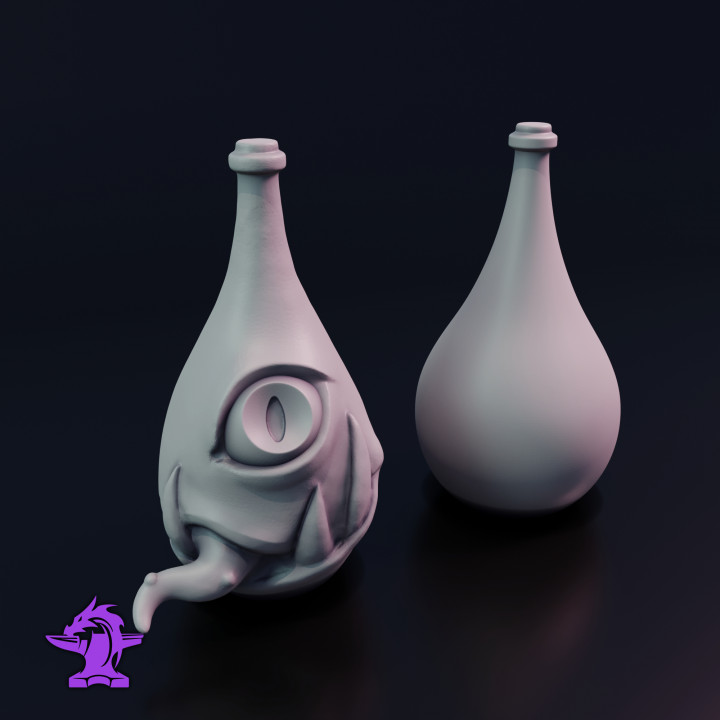 3D Printable Bottle mimic by The of Many Things