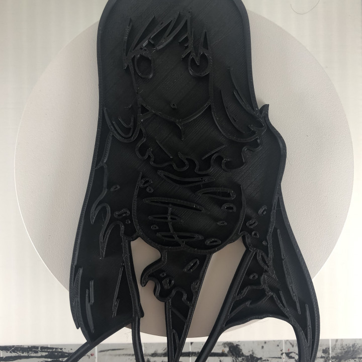 3D printable Ghost Girl Wall Art image