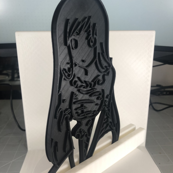 3D printable Ghost Girl Wall Art image