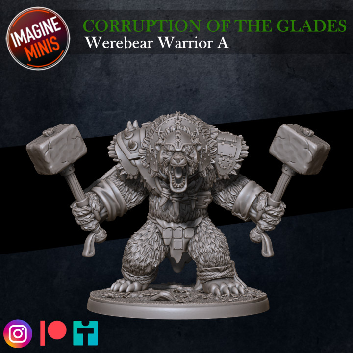 Corruption Of The Glades - Werebear Warrior A image