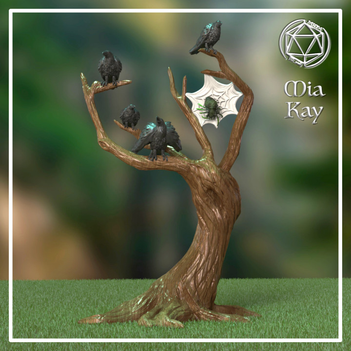 3D Printable Raven Tree by M3DM