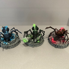 Picture of print of Lesser Crystalheart Spiders