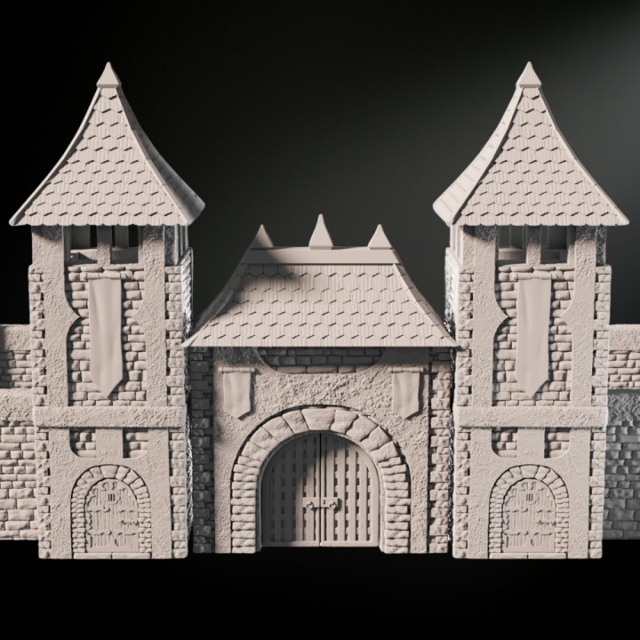 Medieval Fantasy City Gate image