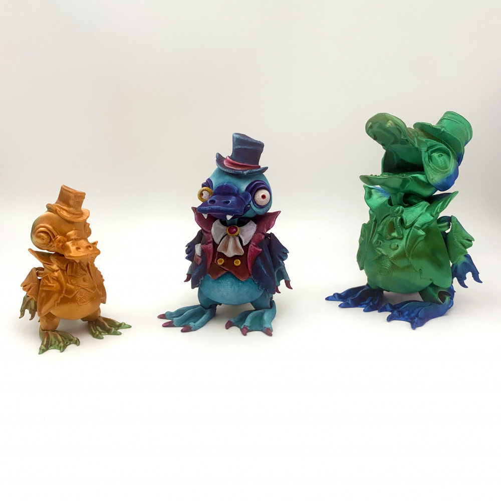 3D Printable Articulated Count Platypus by TwistyPrints