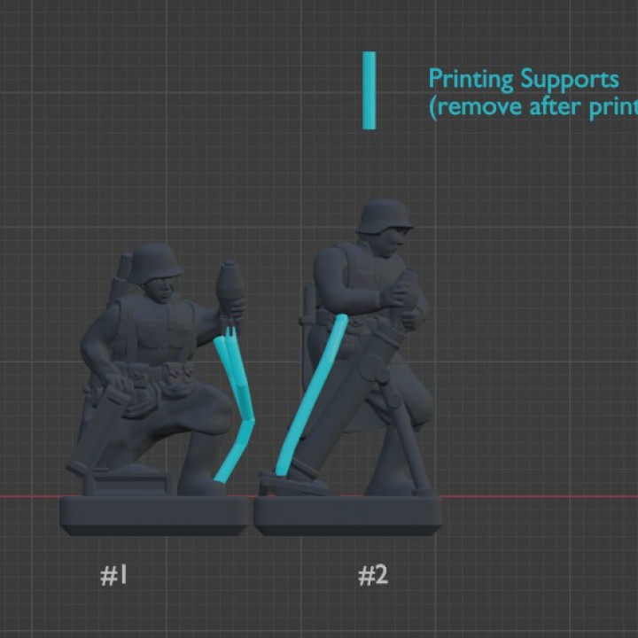 German Infantry Special Weapons WW2 1:72 Scale image