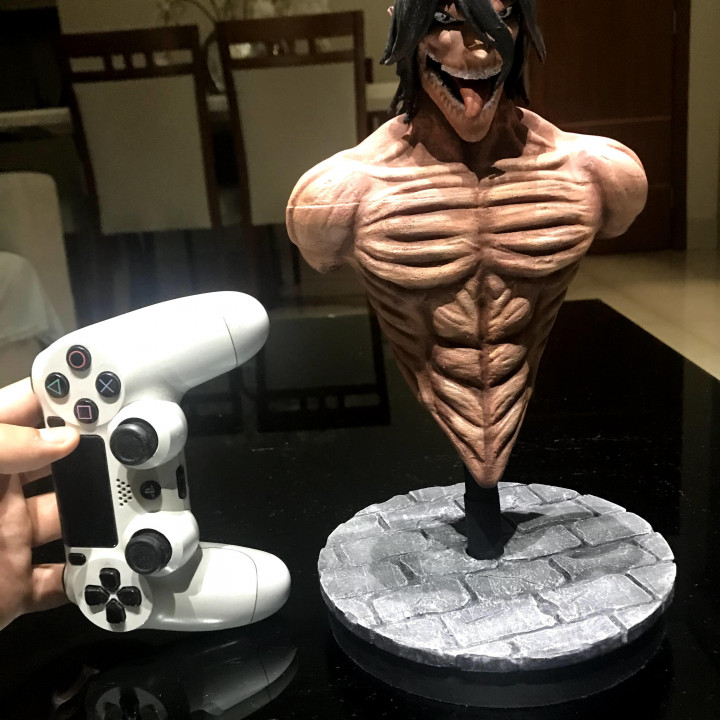 Eren Yeager faart by @n1nbruart 3d Print