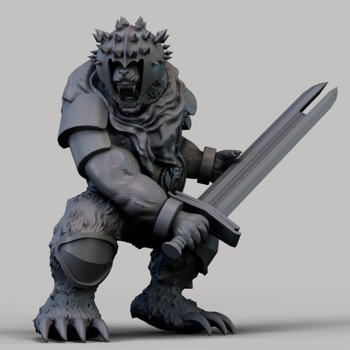 Bearfolk Berserker Warrior image