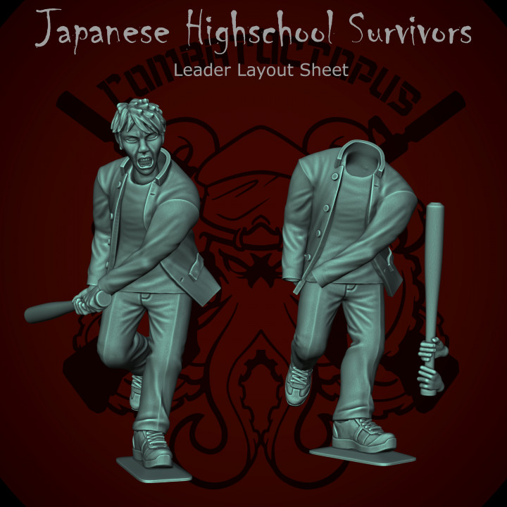 Patreon pack 18 - December 2022 - Japanese Highschool Survivors image