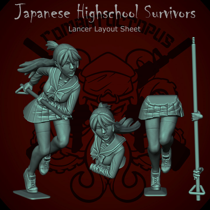 Patreon pack 18 - December 2022 - Japanese Highschool Survivors image