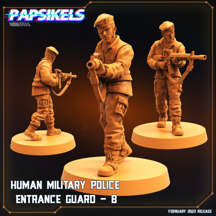 HUMAN MILITARY POLICE ENTRANCE GUARD B