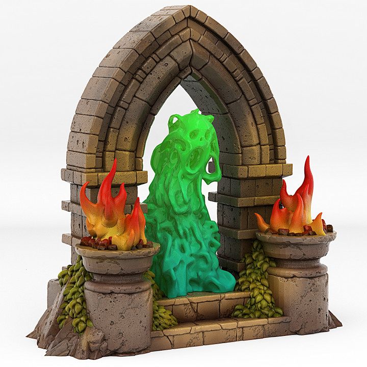 HAUNTED CASTLE PORTAL WITH ITS GHOST EFFECT image