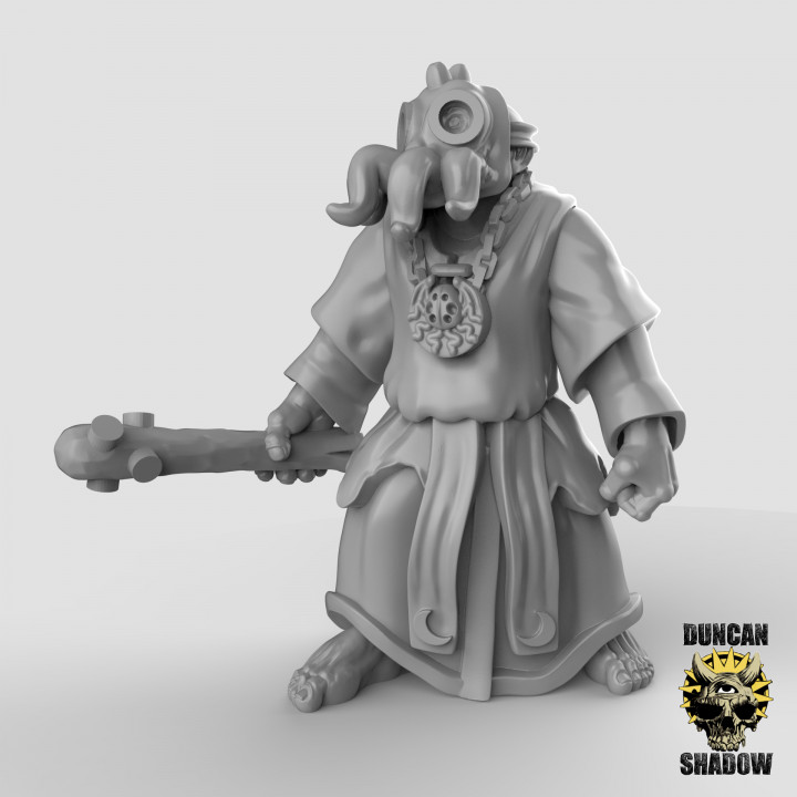 Mythos Cultist with Club (Pre Supported) image