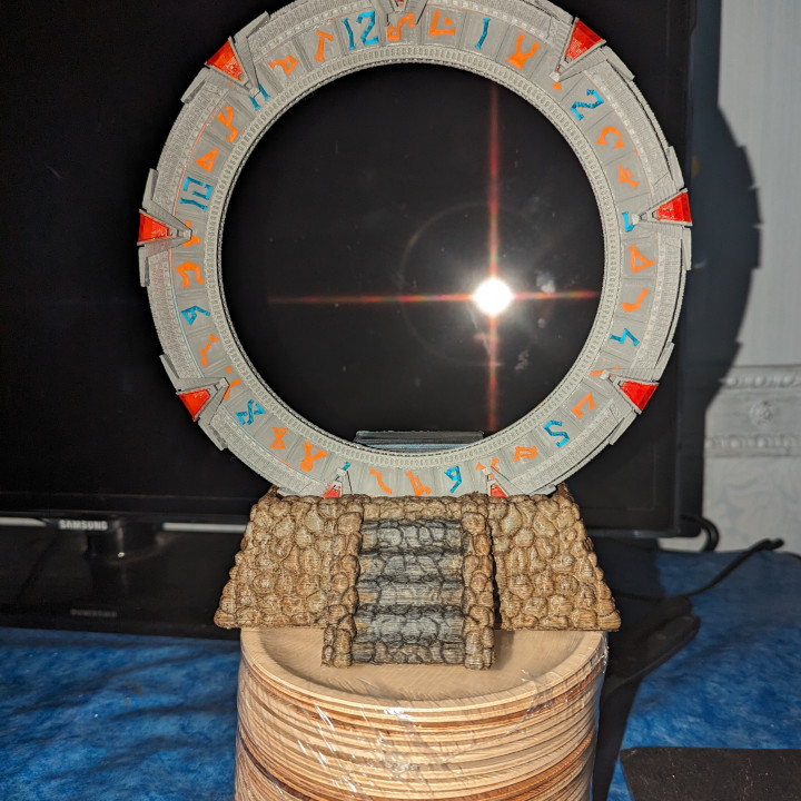 3D Print of Stargate - working clock by jonathanrigby