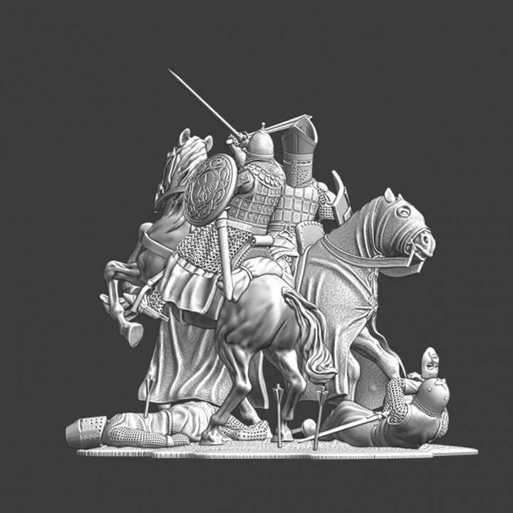 Lake Peipus 1242 - Battle between Teutonic Order and Novgorod